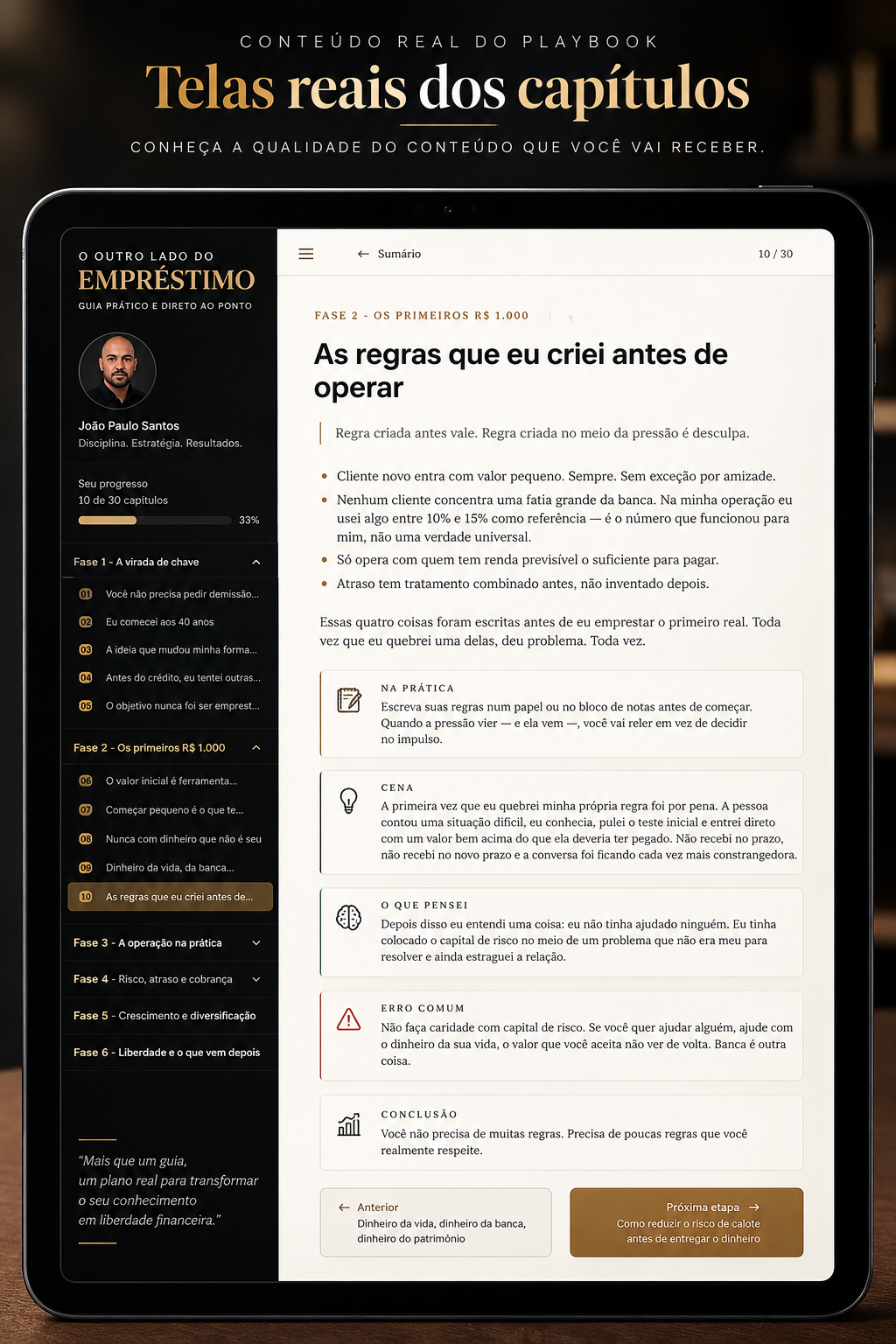 Prévia real de uma página interna do material complementar